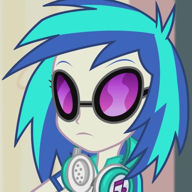 Vinyl scratch Human.ver
