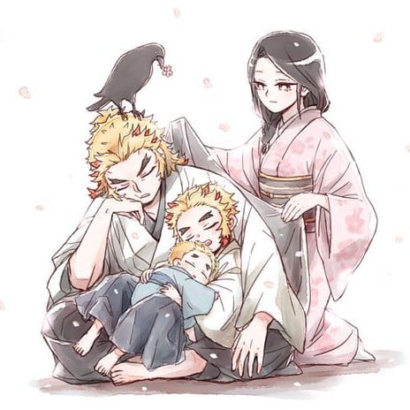 Shinjuro, Ruka, Senjuro and Rengoku