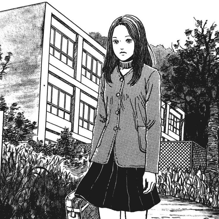Kirie Goshima, college girl from Uzumaki, Japanese Demons