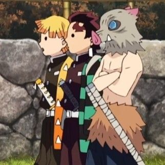 Tanjiro, Zenitsu and Inosuke