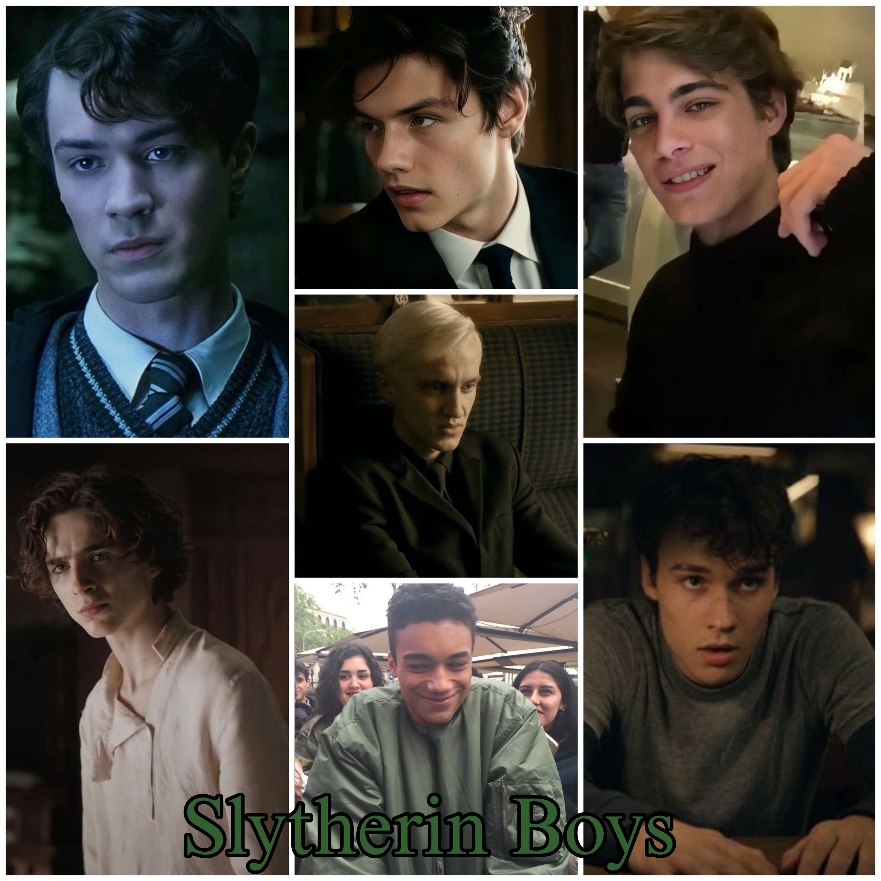 slytherin boys đ