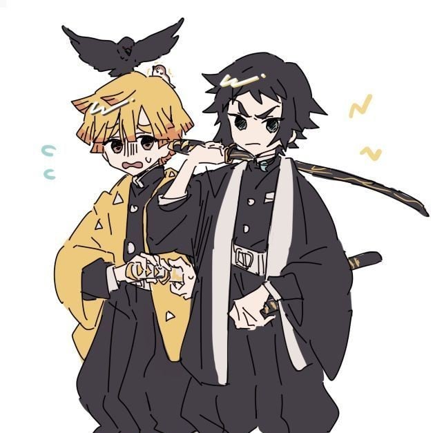 Zenitsu and Kaigaku