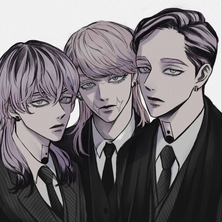 এ Rindou, Ran and sanzu. !!️