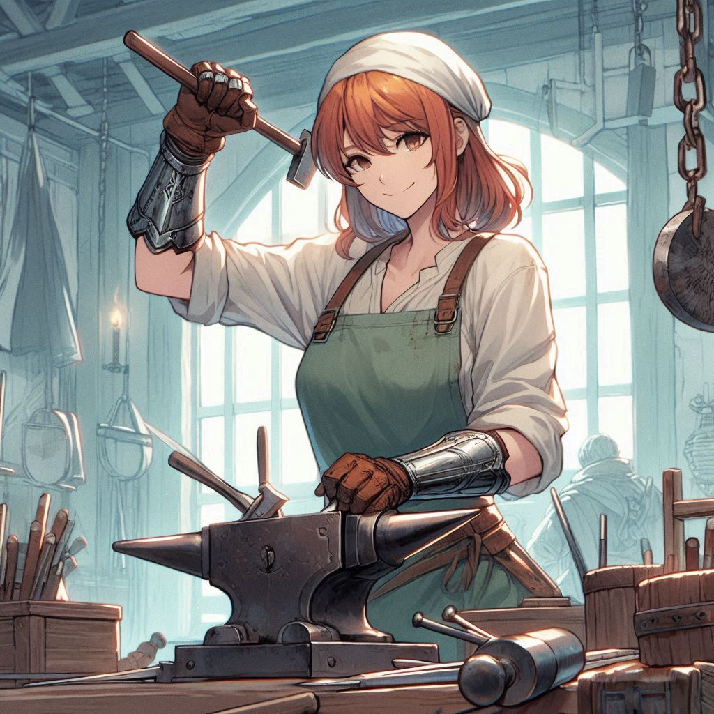 Sadie (🗡️A blacksmith with personality⚒️)