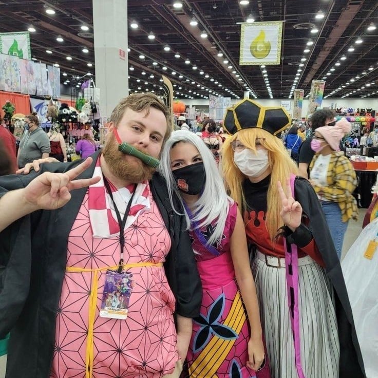 Nezuko, Daki and Douma
