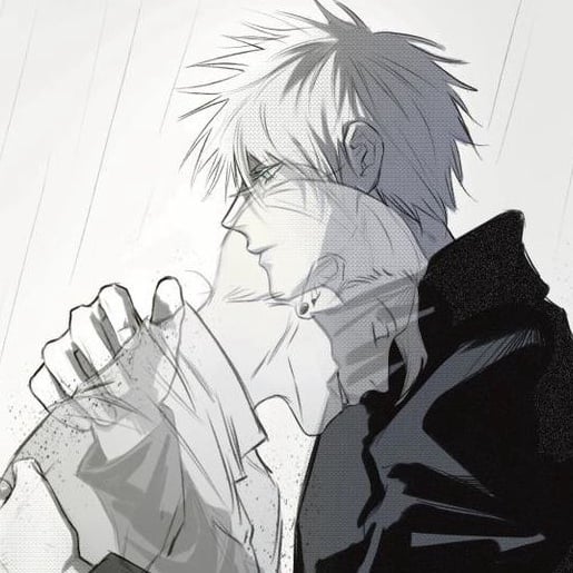 Satoru is schizophrenic..