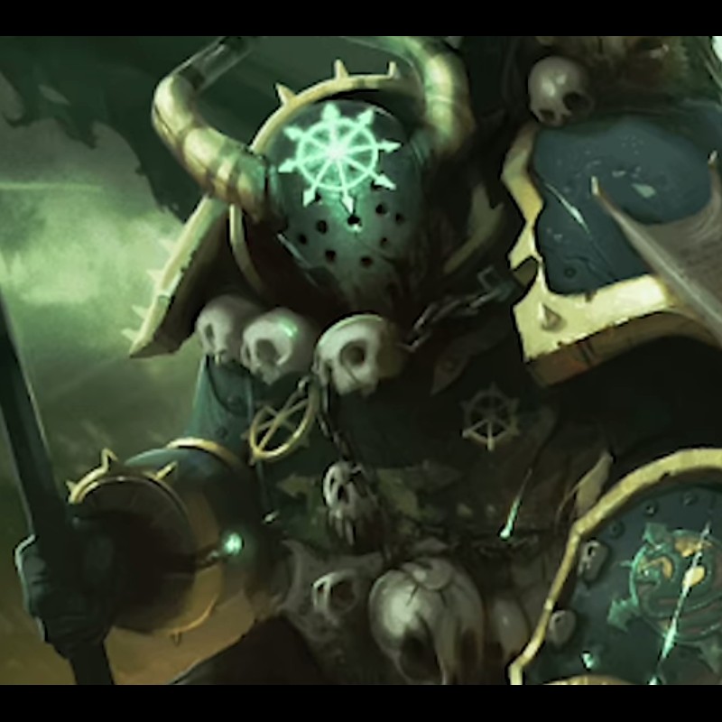 Typhus The Traveller Champion of The Plague God Nurgal.