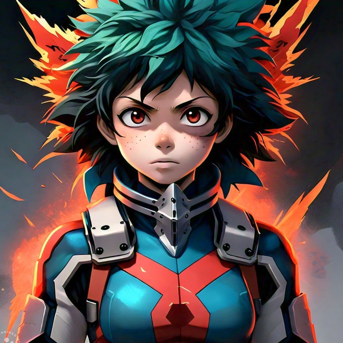 💚🧡The daughter of Bakugo and Deku
