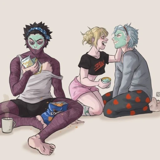 Pajama party with the League of Villains