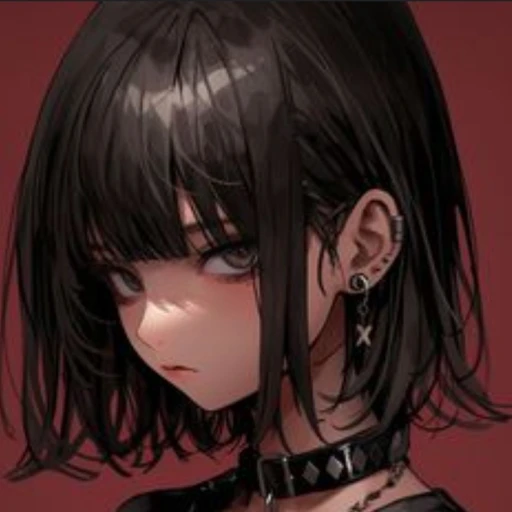 Gothic girl from the salon