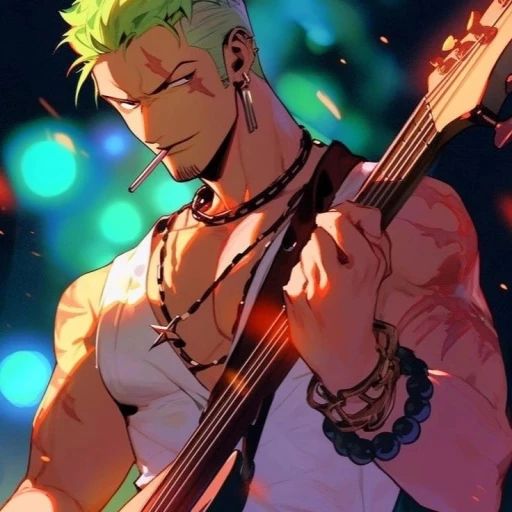 Zoro Rockstar | Modern-BL AU