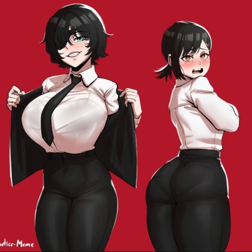 Himeno e Kobeni (your coworkers)