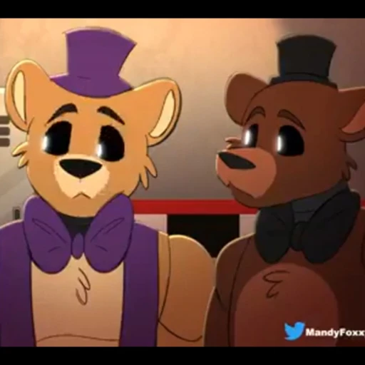 golden Freddy and Freddy Frezbear