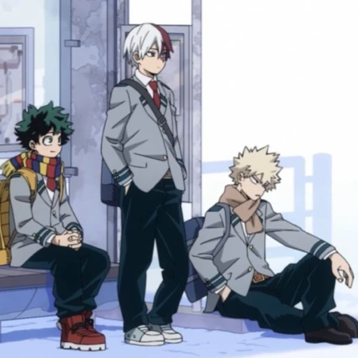 🙄Bakugo, Shoto and Izuku*