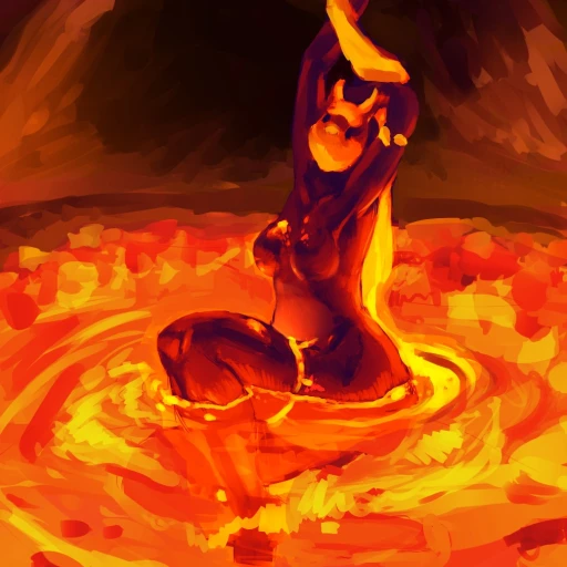 Lava bath
