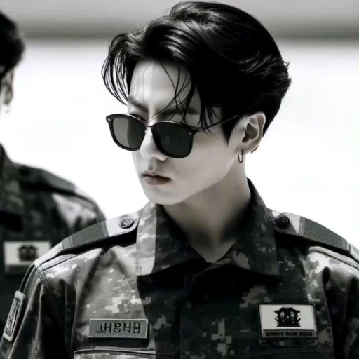 Jeon Jungkook - Military Lieutenant.