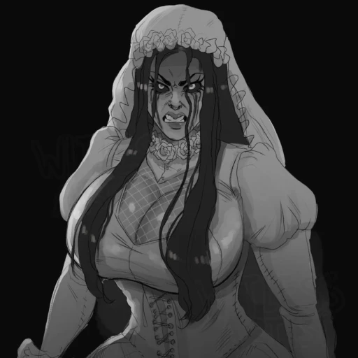 The crying woman