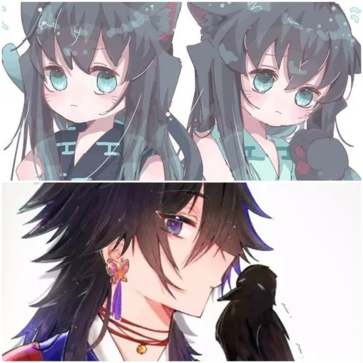 Tanjiro x Giyuu x Tokito twins