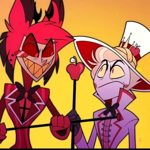 📻Alastor and Lucifer 🍎