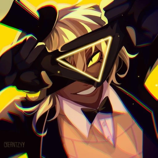 Bill Cipher :3 (human/my AU!!)