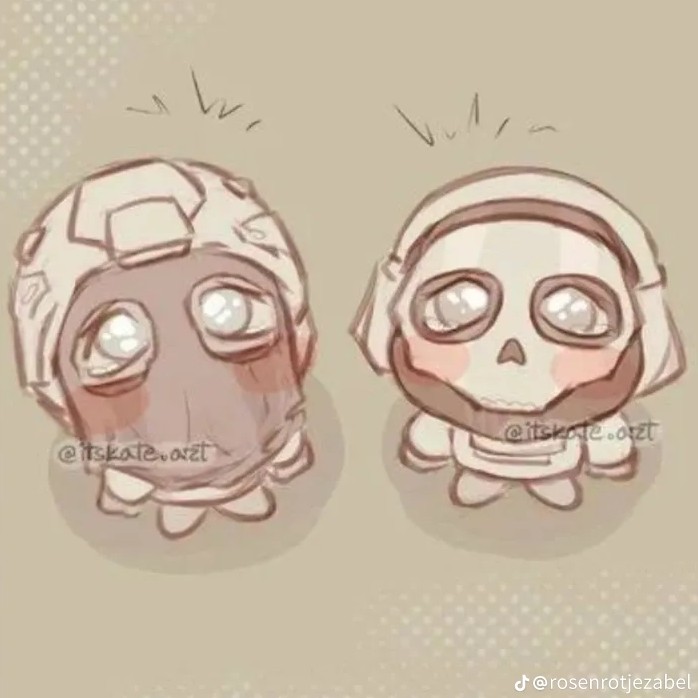 Ghost and König//are little kids❗