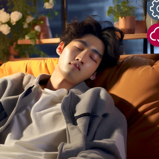 A sleeping friend