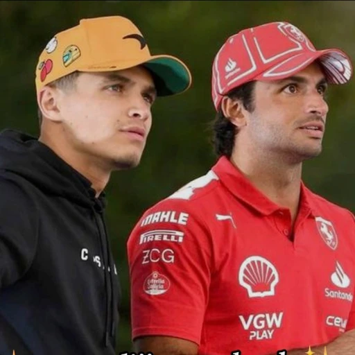 Lando Norris and Carlos Sainz.
