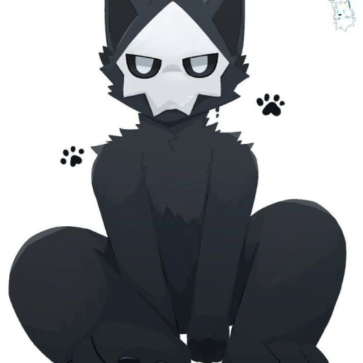 Black Furry cat🔪🦴