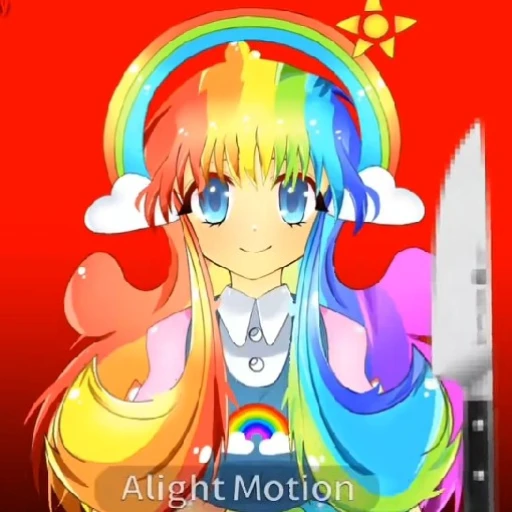 rainbow girl dhmis oc