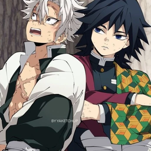 Sanemi and Giyuu