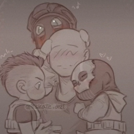 three children