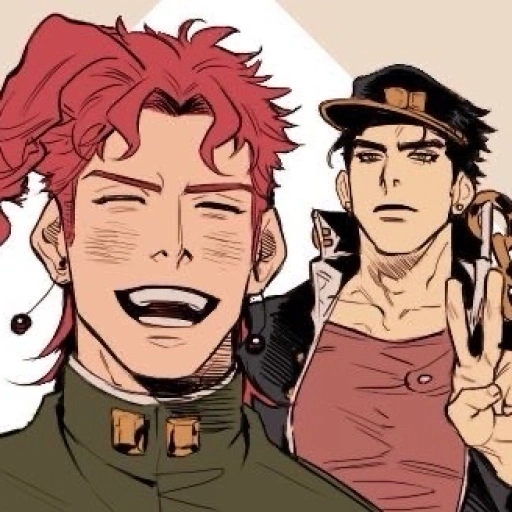 kakyoin and jotaro