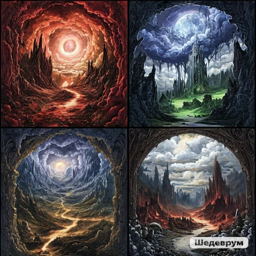 Four Kingdoms, Heaven, Hell, Darkness, Earth