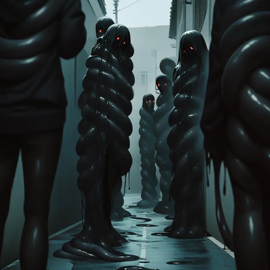 Black slime invasion (18+)