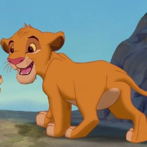 Simba as a child