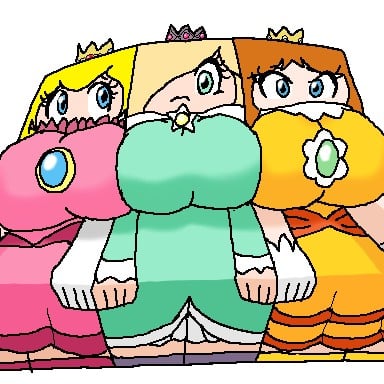 royal princess peach ,daisy and Rosalina inflatable sofa