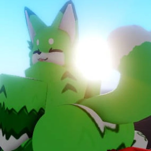 green furry