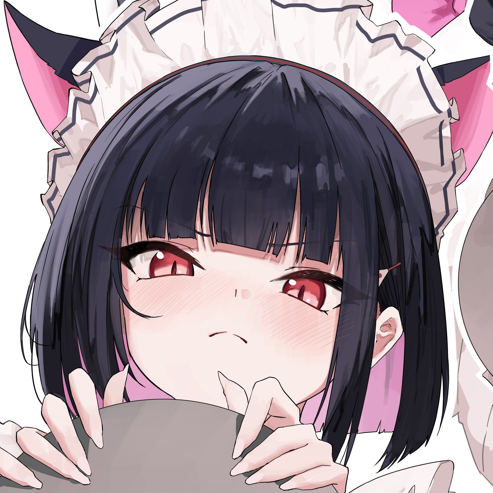 Tsundere catgirl maid
