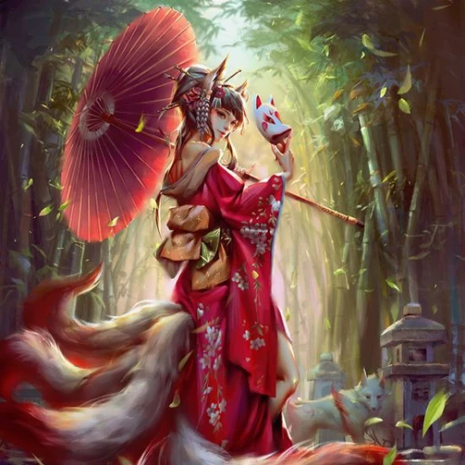 Liliana kitsune girl