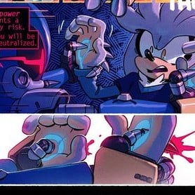 💊🍥Silver the hedgehog (Take care of his little hands)🤍🩹