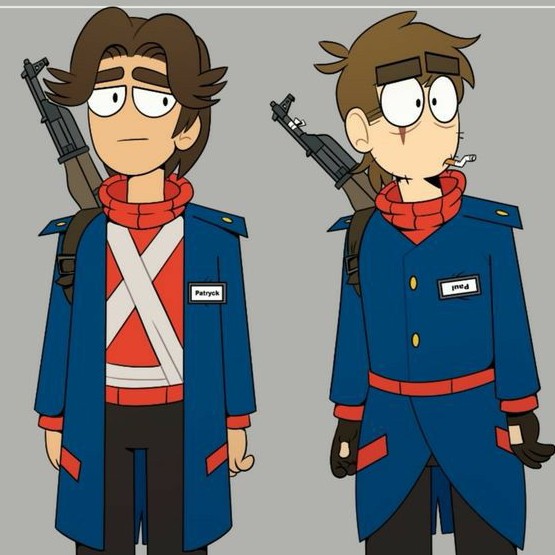 ‧˚꒰💛꒱༘⋆paul and patryck ˙ . ꒷ 💖 . 𖦹˙—Red Army