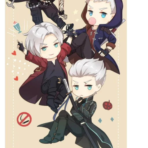 Vergil, Nero, Dante