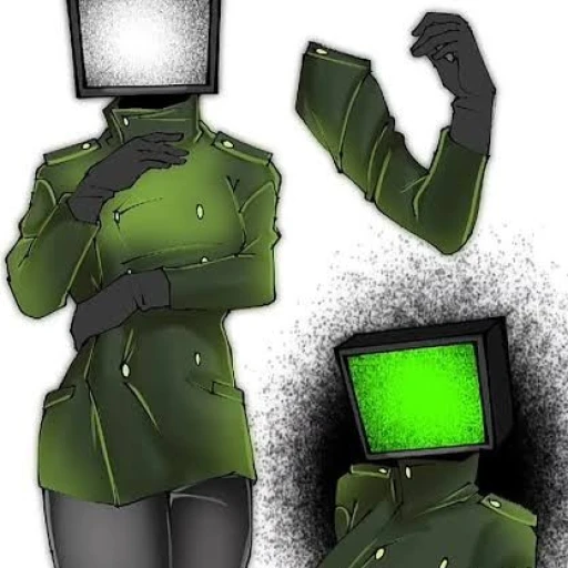 green tv woman