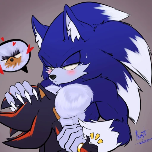 Sonic the werehog || NSFW // sonadow werehog AU