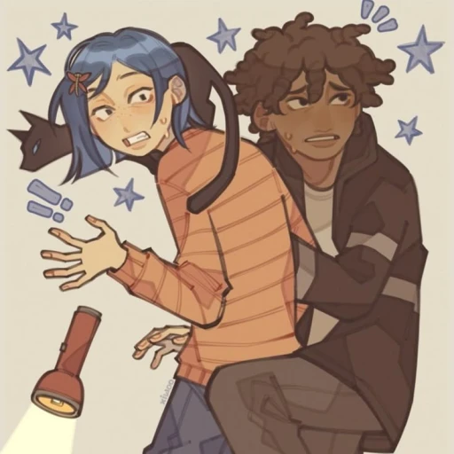 Coraline and Wybie