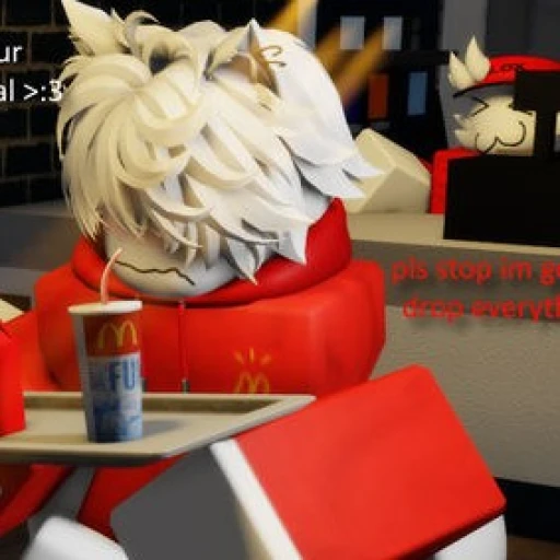 face sit with your friend at McDonald's
