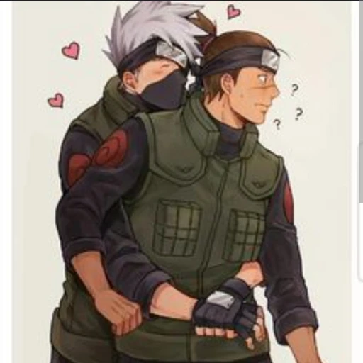 kakashi and iruka♥️