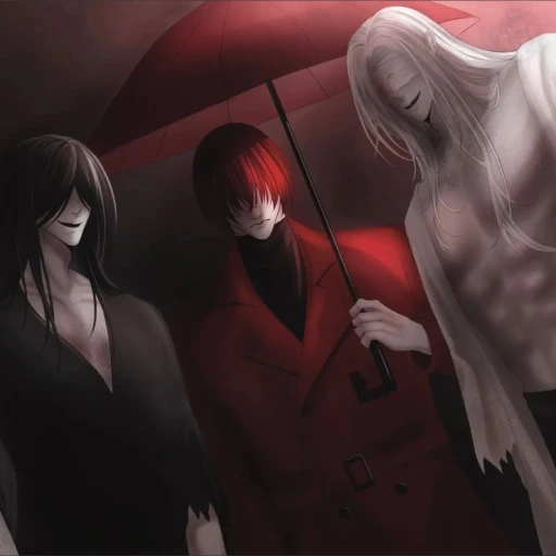 Mr Crawling, Mr. Scarletella and Mr. Silvery