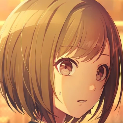 Ena Shinonome || she saw you smoking . || it's just a cigarette ??