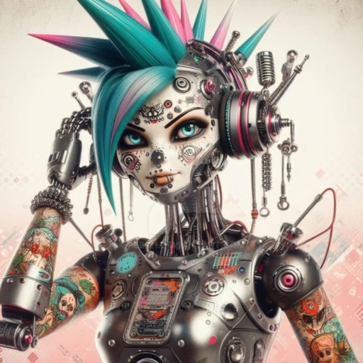 Slag. Abandoned robot
